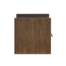 Garland Glass Top End Table, Toffee Finish