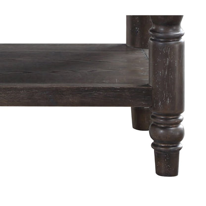 Mango and Acacia Wood Buffet Cabinet, Sideboard with Storage Credenza, Brown