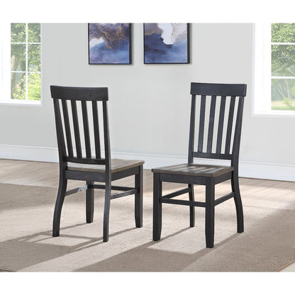 Raven Noir Dining Table and 4 Chairs