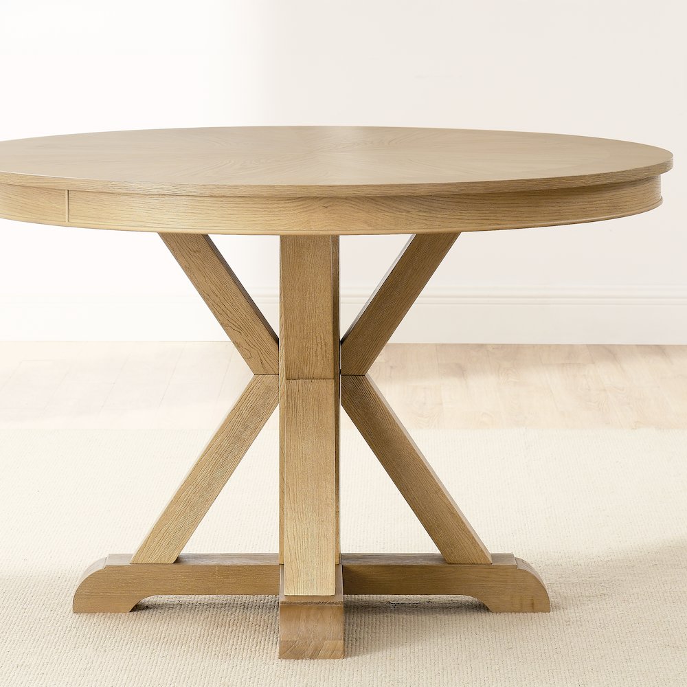 Rylie Dining Table, Natural Finish