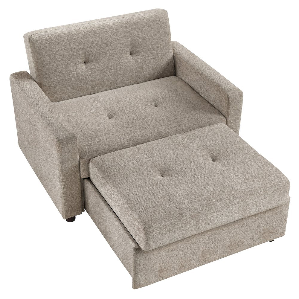 Noah Brown Chair w/ Twin Sleeper