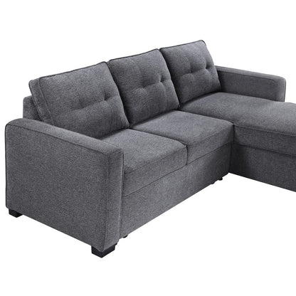 Noah Reversible 95" Chofa, Gray