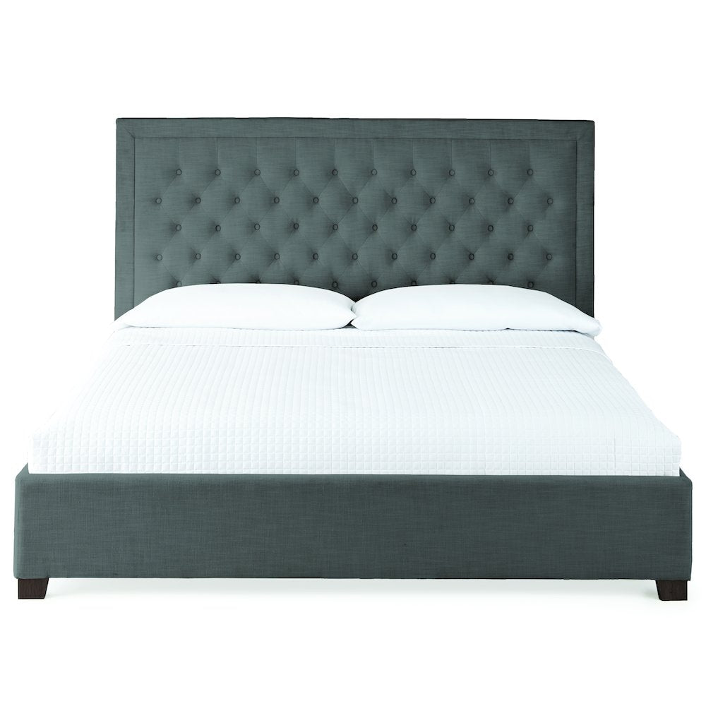 Isadora King Bed Gray