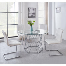 Escondido Vegan Leather Side Chair, White