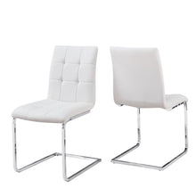Escondido Vegan Leather Side Chair, White