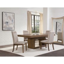Garland Brown Dining Table and 4 Chairs