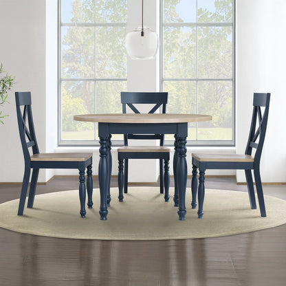 Darcy 5pc Dining Set Blue