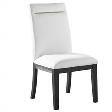 Yves Black Dining Table With 4 White Chairs