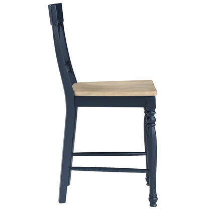 Darcy Blue Counter Chair