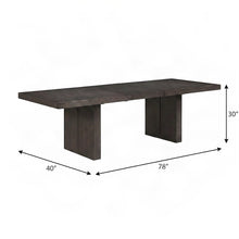 MDF and Poplar Extendable Dining Table with Leaf, Seats Six to Eight, Brown