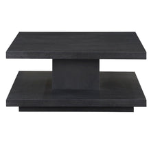 Canyon Cocktail Table with Casters, Black