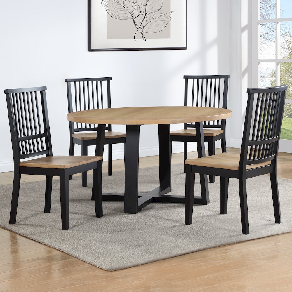 Magnolia 54" Round 5-Piece Dining Set