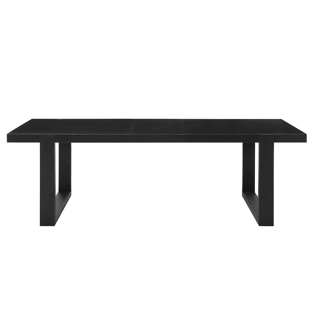 Yves Black Dining Table With 4 Grey Chairs