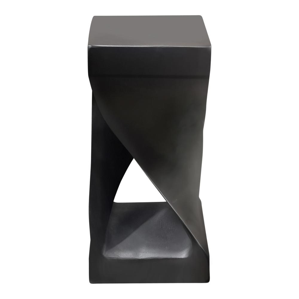 Solana Solid Wood Accent Table, Black Finish