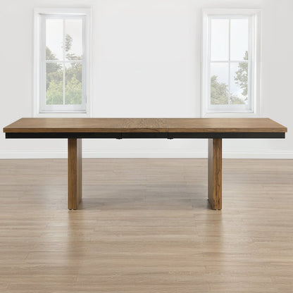 Roatan 80-96" Table with 16-inch Self-Storing Leaf
