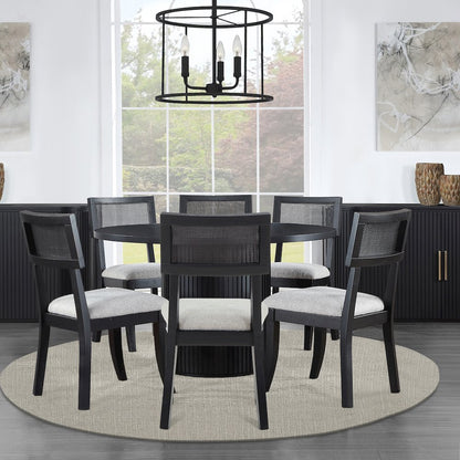 Colvin Black 7pc Dining Set