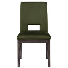 Evan Green Velvet Side Chair