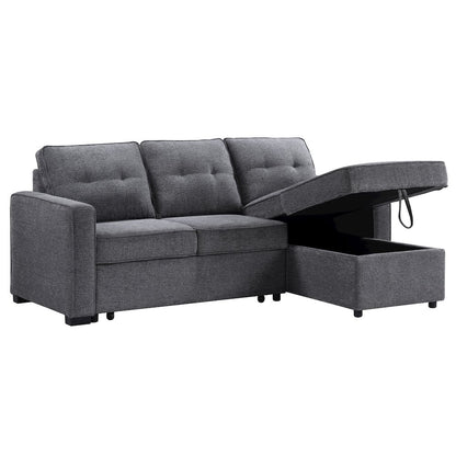 Noah Reversible 95" Chofa, Gray