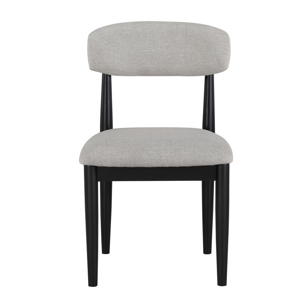 Magnolia Upholstered Side Chair, Black