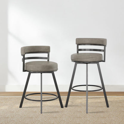 Gene Swivel 24-inch Swivel Counter Stool
