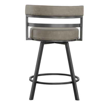 Gene Swivel 24-inch Swivel Counter Stool