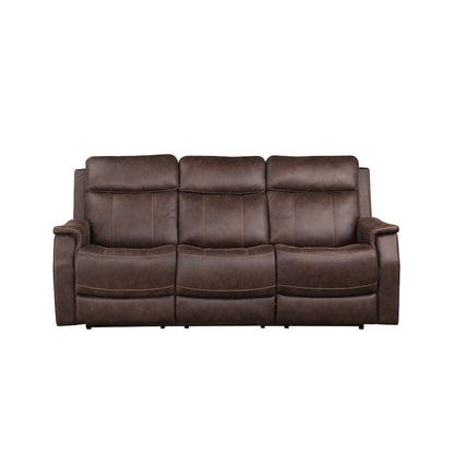 Valencia Dual Power Reclining Sofa - Walnut