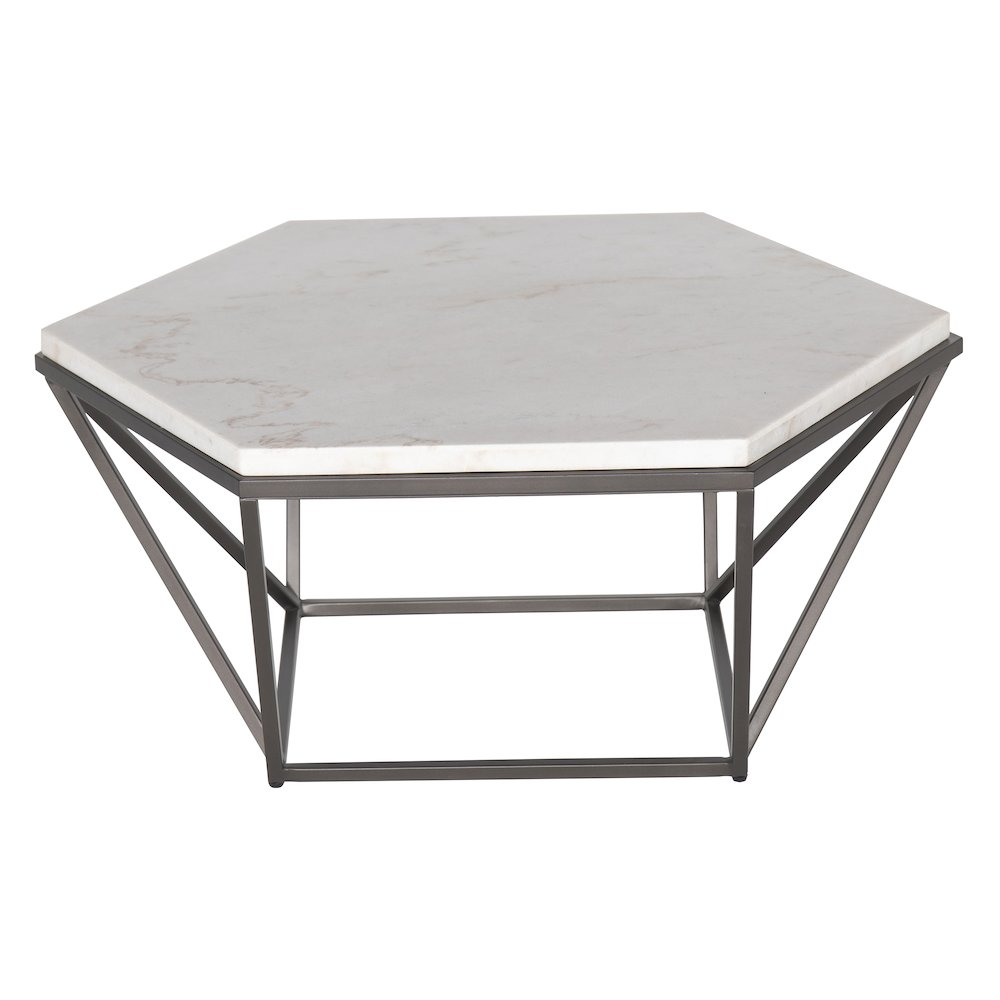 Corvus White Marble Hexagon 3pc Set