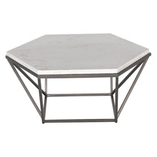 Corvus White Marble Hexagon 3pc Set