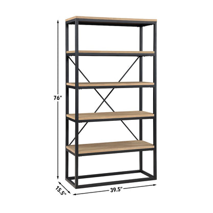 Magnolia Black Bookcase