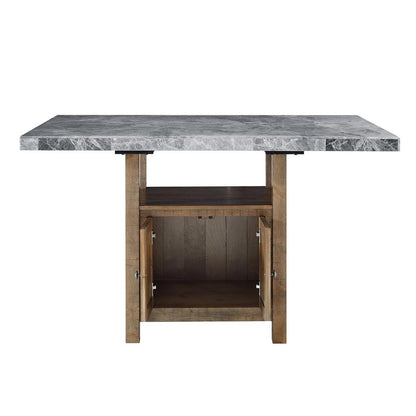 Grayson Gray Marble Counter Table