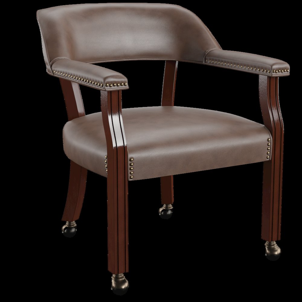 Tournament 5PC Dining/Game Table Set Brown
