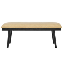 Vida 49″ Sand Vegan Leather Dining Bench