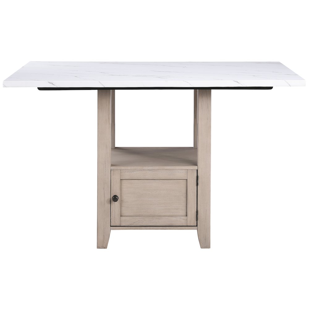 Taylor Faux Marble Top Counter Table