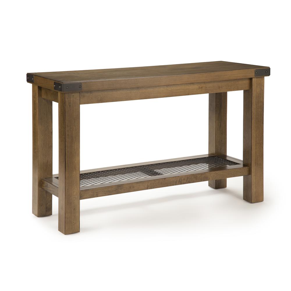 Sofa Table, Distressed Oak