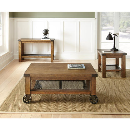 Sofa Table, Distressed Oak