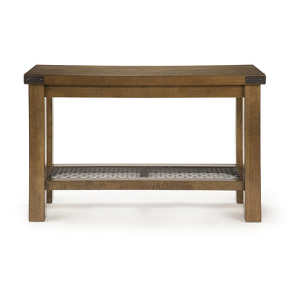 Sofa Table, Distressed Oak