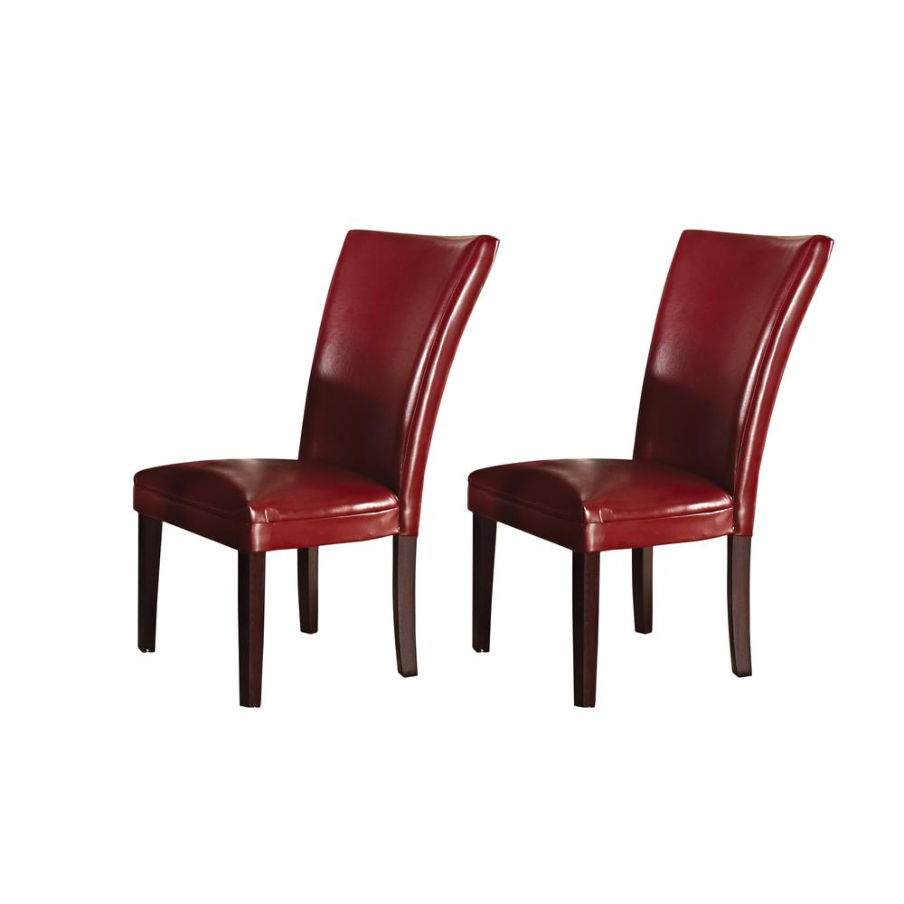 Hartford Parsons Chair, Red - Set of 2