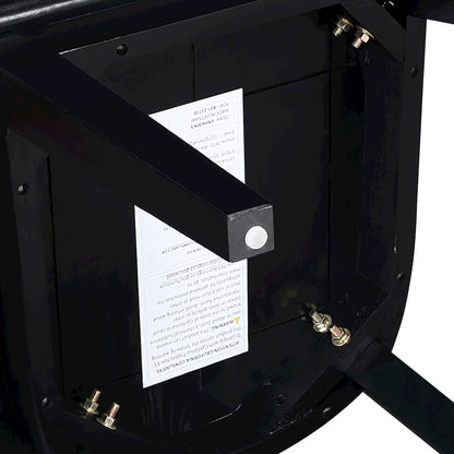 Vaughn Black Modern Shaker Side Chair