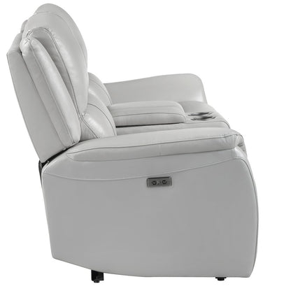 Alexandria Leather Power Reclining Conso
