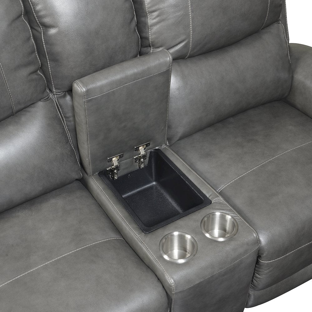 Laurel Pwr-Pwr Console Loveseat