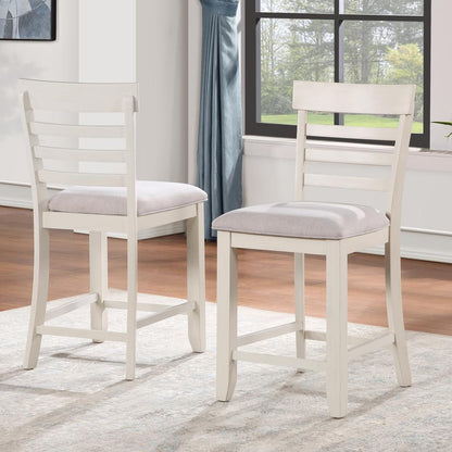 Hyland 24 inch Counter Stool, White