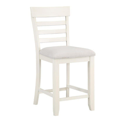 Hyland 24 inch Counter Stool, White