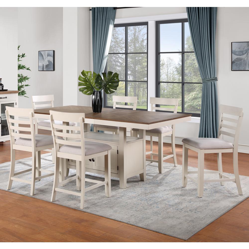 Hyland 24 inch Counter Stool, White