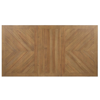 60-80" Counter Table with 20-inch Leaf, Brown