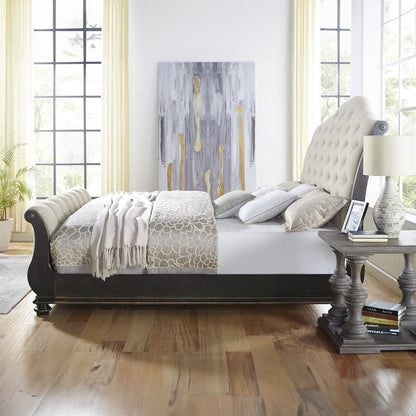 Rhapsody King Sleigh Bed