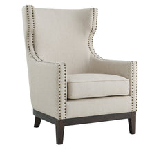 Roswell Linen Accent Chair - Beige