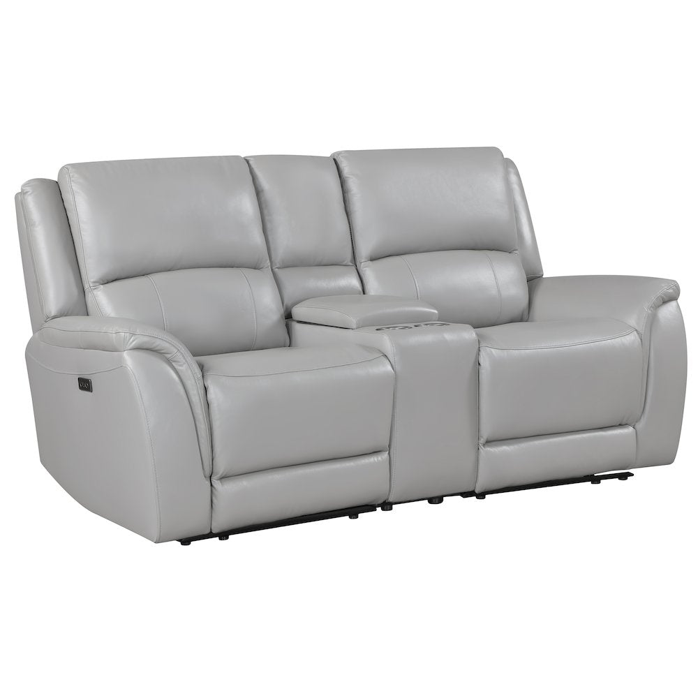 Alexandria Leather Power Reclining Conso