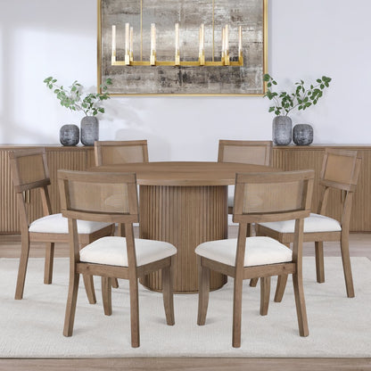 Colvin Brown 7pc Dining Set