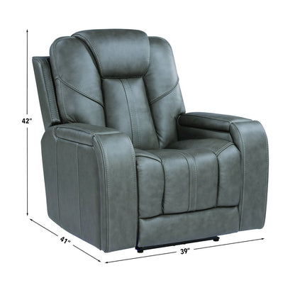 Daniel 3-Piece Triple-Power Leather Recl