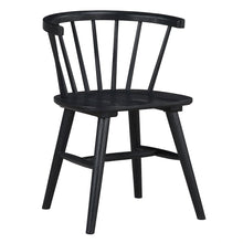 Willow 5pc 42in Round Dining Set, Black